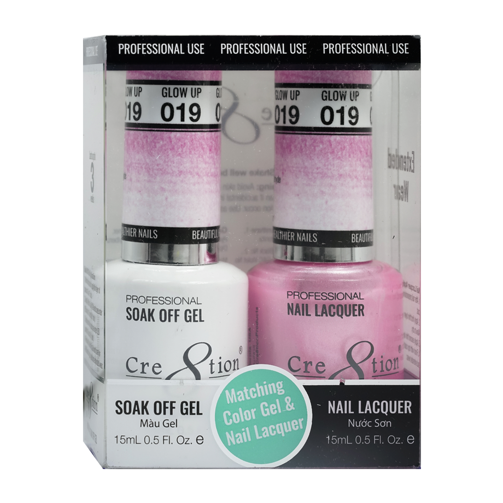 Cre8tion Matching Sets - 019 GLOW UP (SHIMMERY)