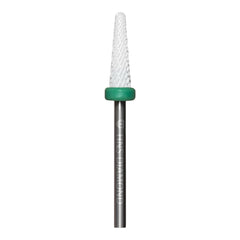 HNS DIAMOND NAIL DRILL BIT 3/32  UNDER NAIL CLEAR WHITE FLAME CERAMIC 5IN1