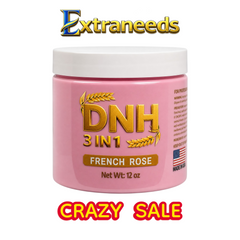 DNH NAIL POWDER 3 IN 1 FRENCH ROSE  12 0Z