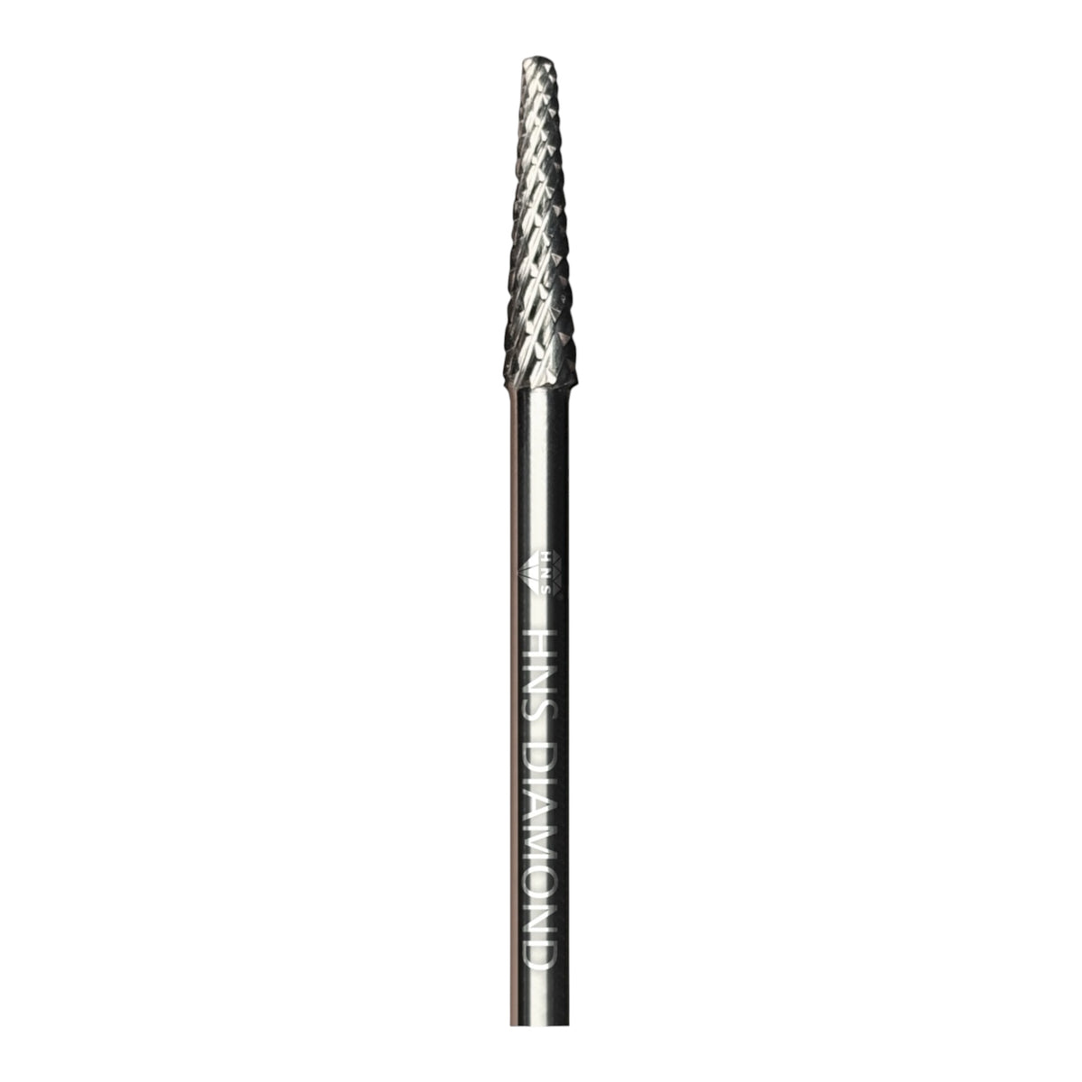 HNS DIAMOND NAIL DRILL BITS 3/32" UNDER NAIL CLEAR & CUTICLE (SILVER)