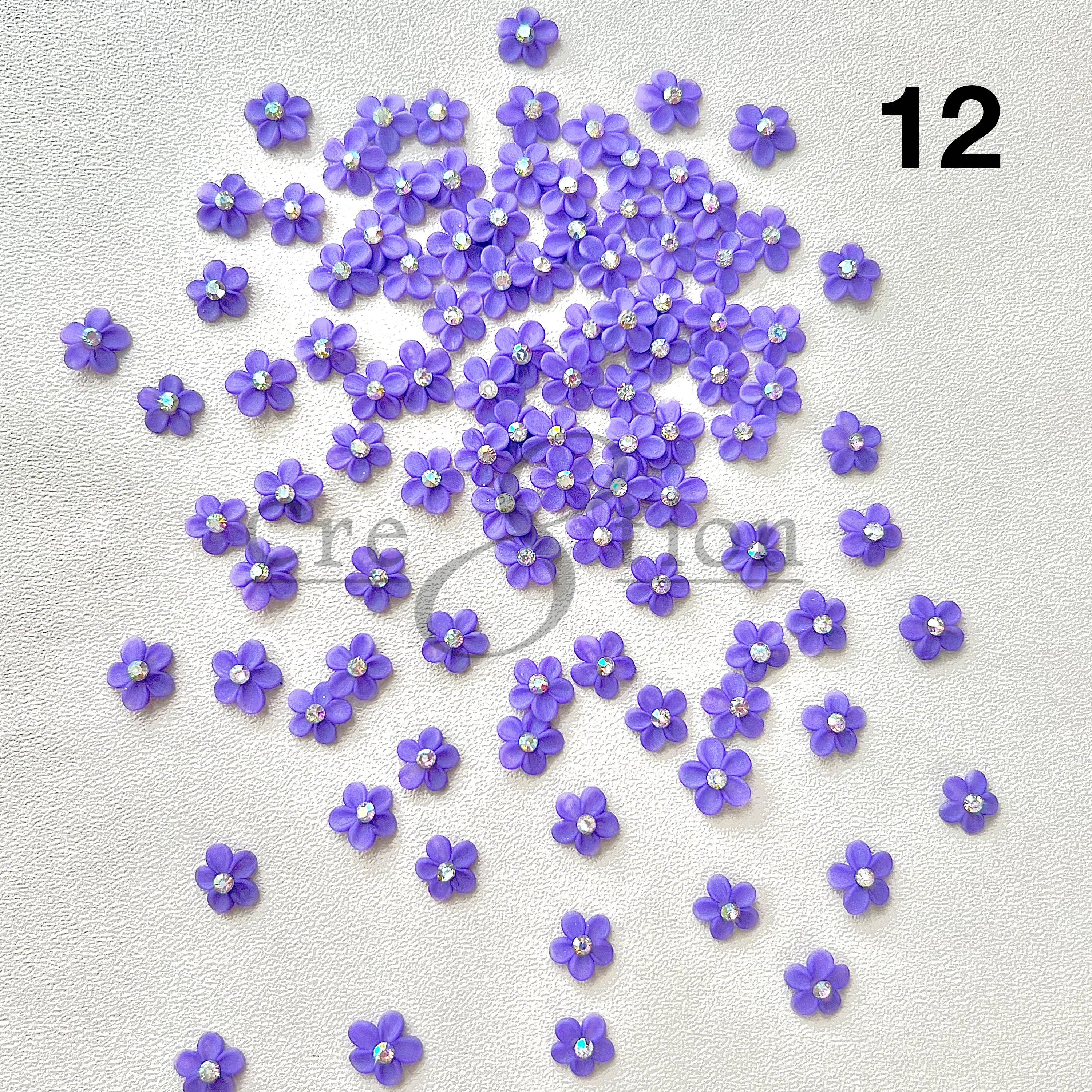 Cre8tion Handmade Acrylic Flowers 2 pcs