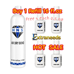 HNS DIAMOND AIR DRY BOND 16 OZ BUY 1 FREE 4 EACH O.5OZ