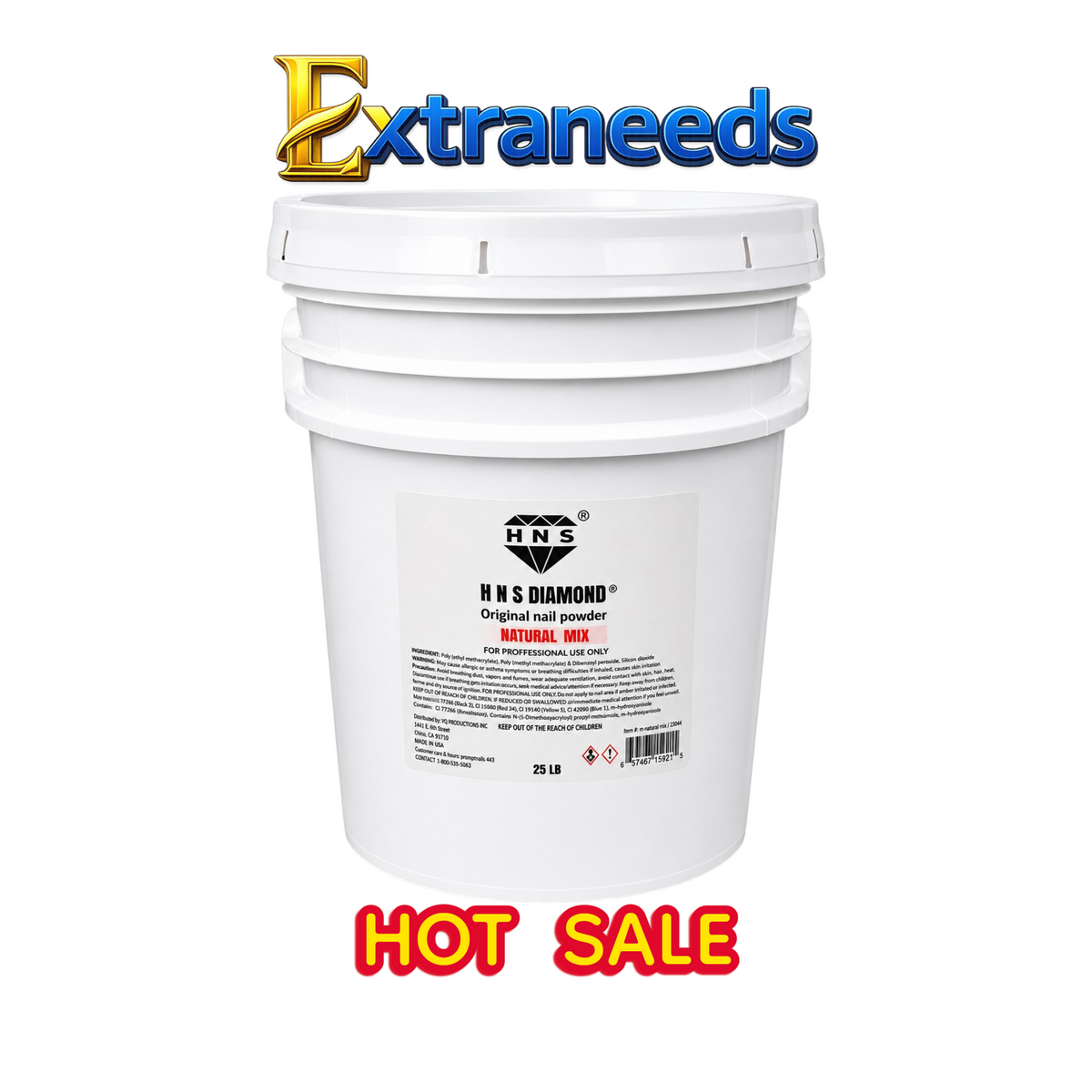 HNS DIAMOND POWDER NATUTAL MIX  (25 lbs)