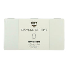 HNS DIAMOND GEL TIPS COFFIN