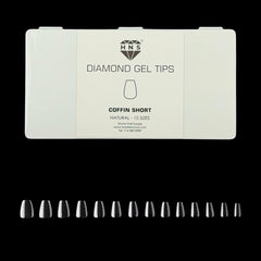 HNS DIAMOND GEL TIPS COFFIN