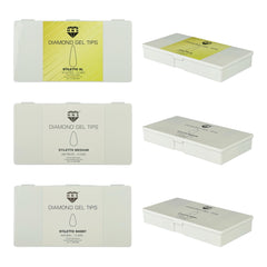 HNS DIAMOND GEL TIPS STILETTO