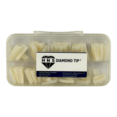 HNS NATUTAL SQUARE STRAIGHT NAIL TIP  540 EACH  IN BOX