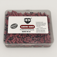HNS MINI SANDING BANDS PINK 500 PCS IN BOX