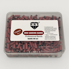 HNS MINI SANDING BANDS PINK 500 PCS IN BOX