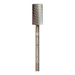 HNS DIAMOND NAIL DRILL BITS 3/32" LARGE BARREL  CROSS CUT (SILVER)