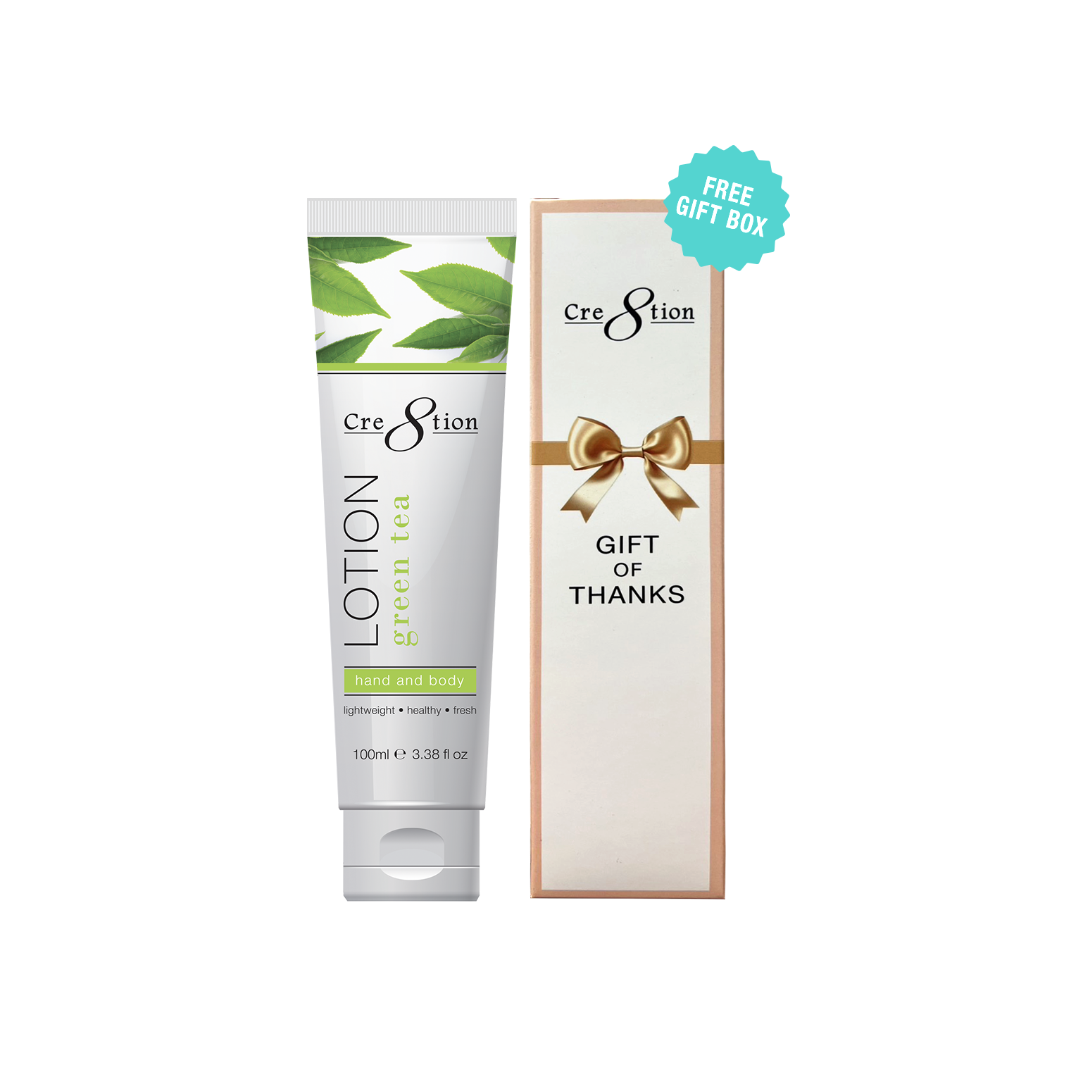 Cre8tion Hand & Body Lotion 100 ml/fl. 3.3oz - Gift box Free