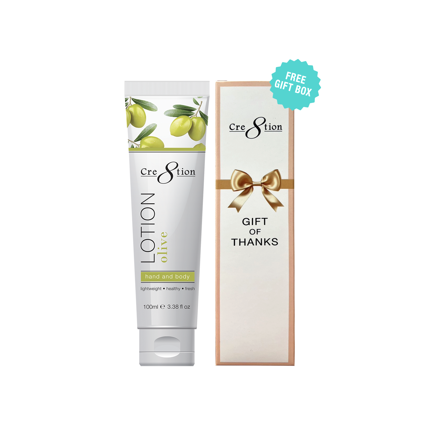 Cre8tion Hand & Body Lotion 100 ml/fl. 3.3oz - Gift box Free
