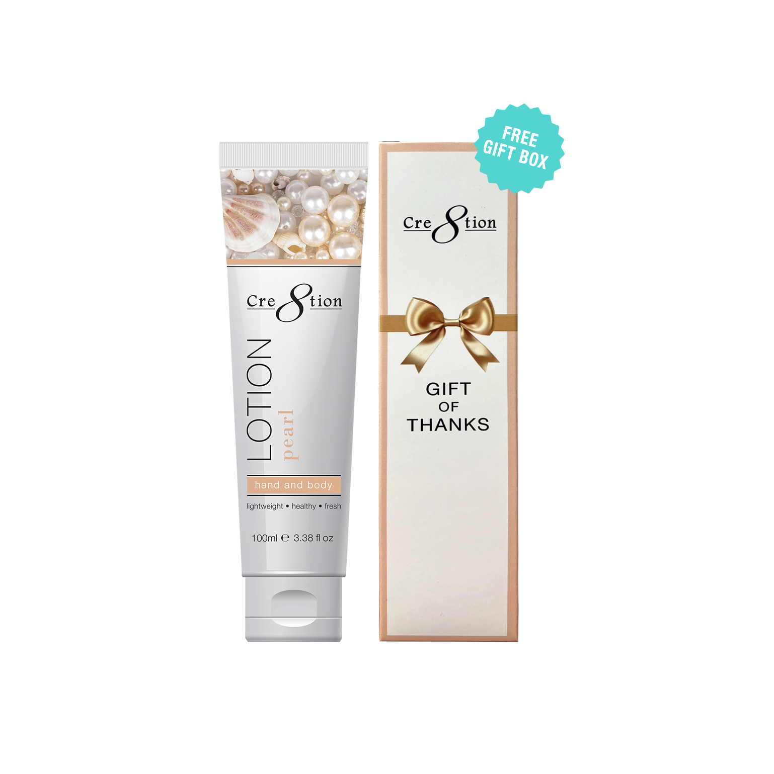 Cre8tion Hand & Body Lotion 100 ml/fl. 3.3oz - Gift box Free