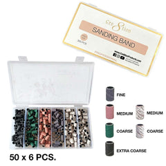 Cre8tion Sanding Bands Mixed Size 300 pcs./box (New Version)