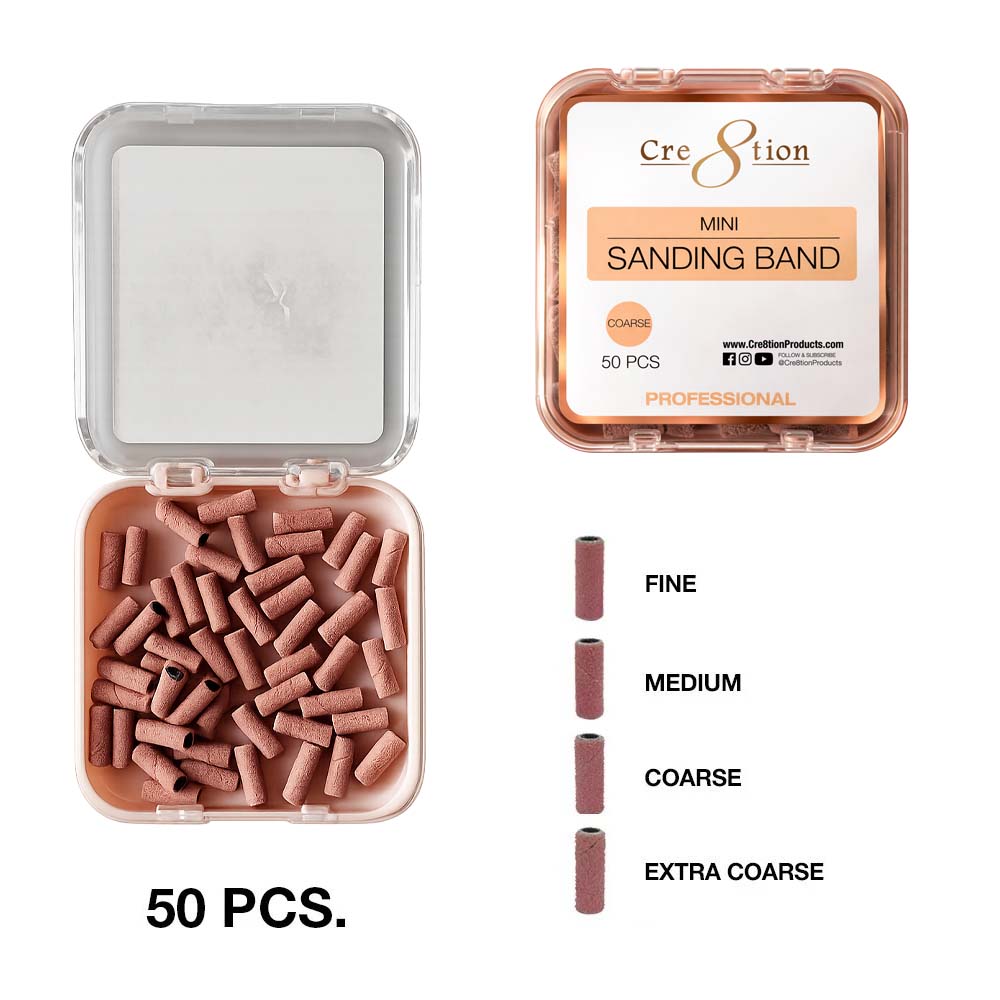 Cre8tion Mini Pink Sanding Band 50 pcs./box