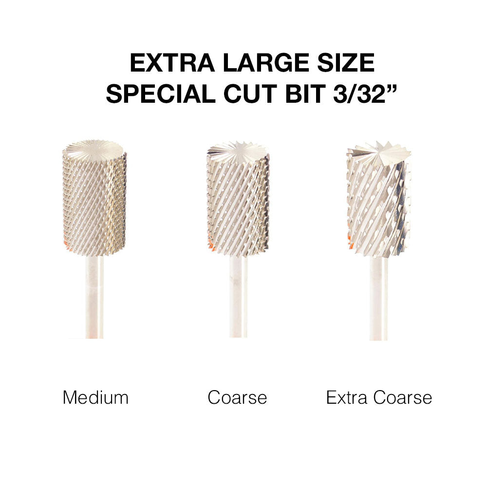 Cre8tion Extra Large Size - Special Cut Bit 3/32" Silver