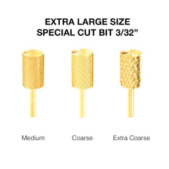 Cre8tion Extra Large Size - Special Cut Bit 3/32" Gold