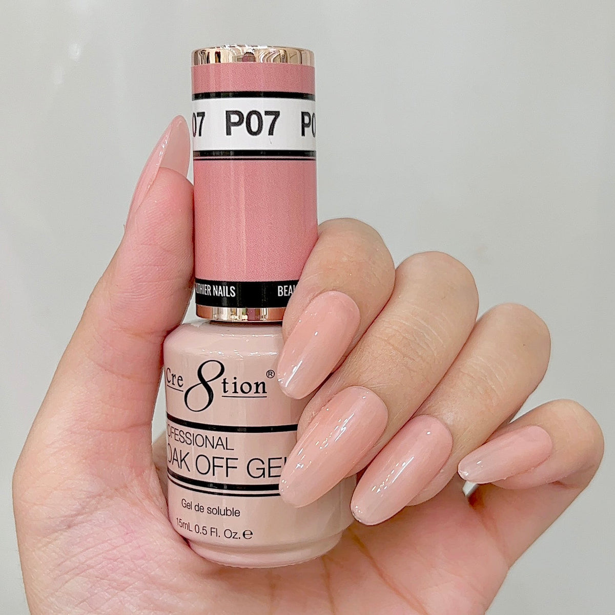 Cre8tion Gel - French Collection 0.5oz - P07 Pink