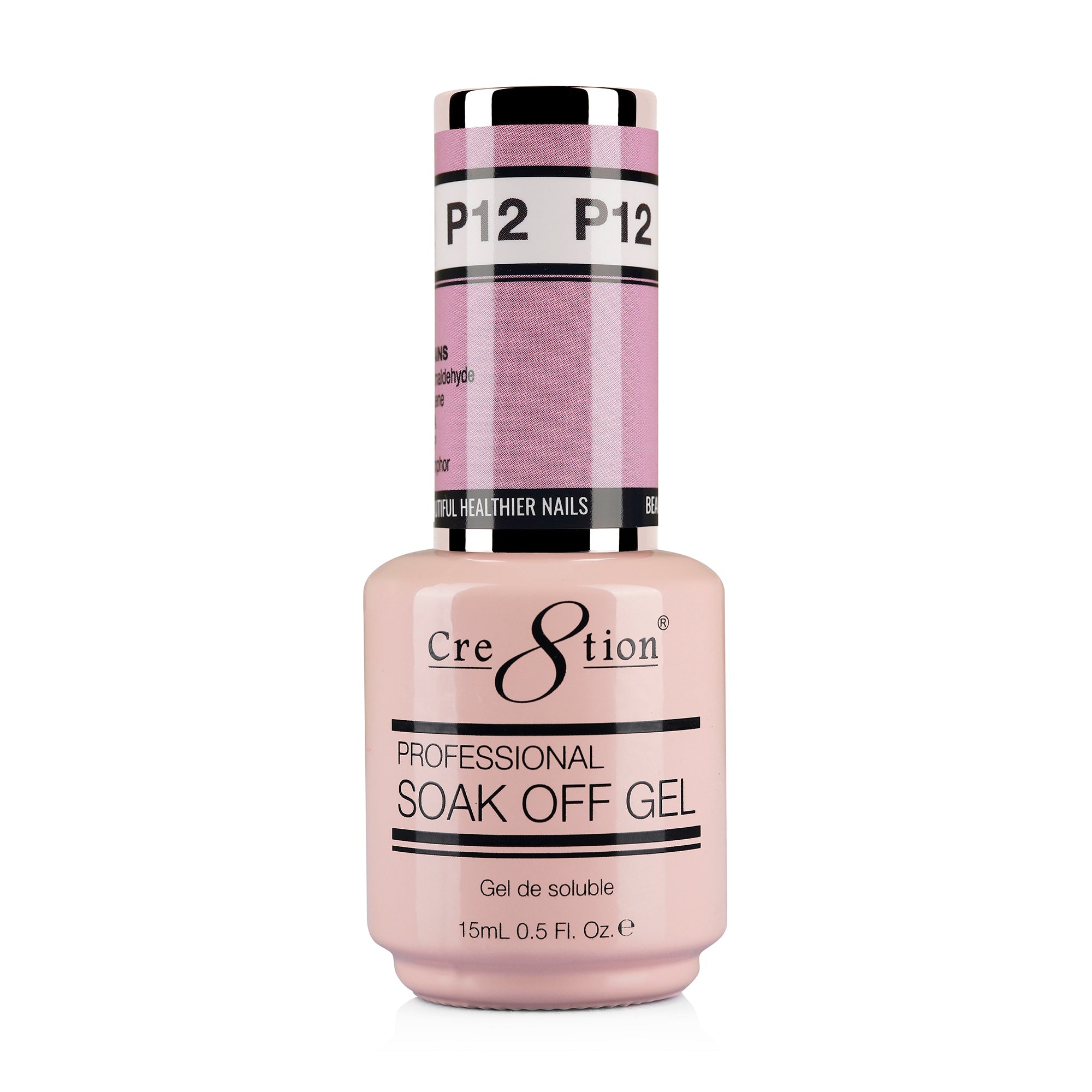 Cre8tion Gel - French Collection 0.5oz - P12 Peach Nude