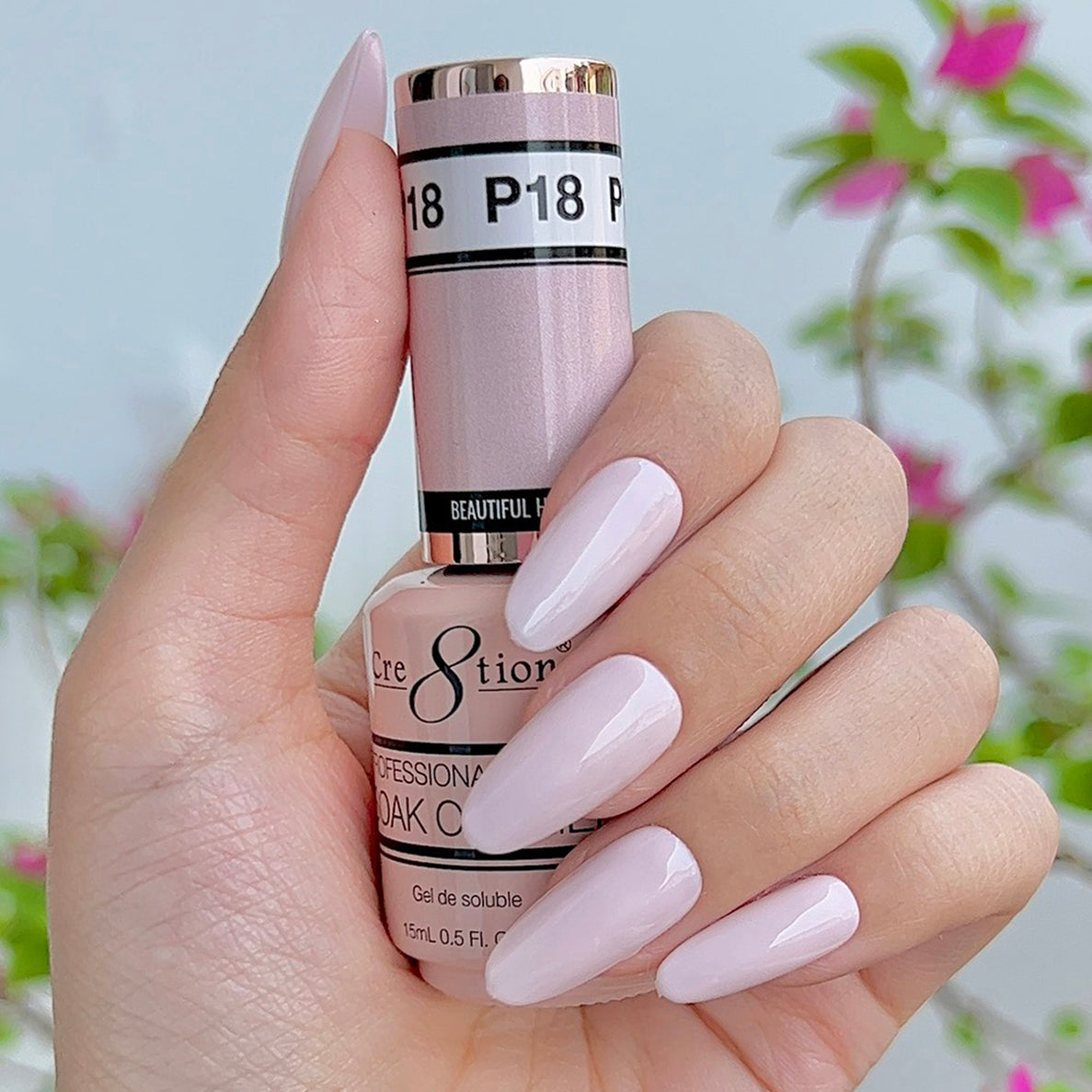 Cre8tion Gel - French Collection 0.5oz - P18  Pink