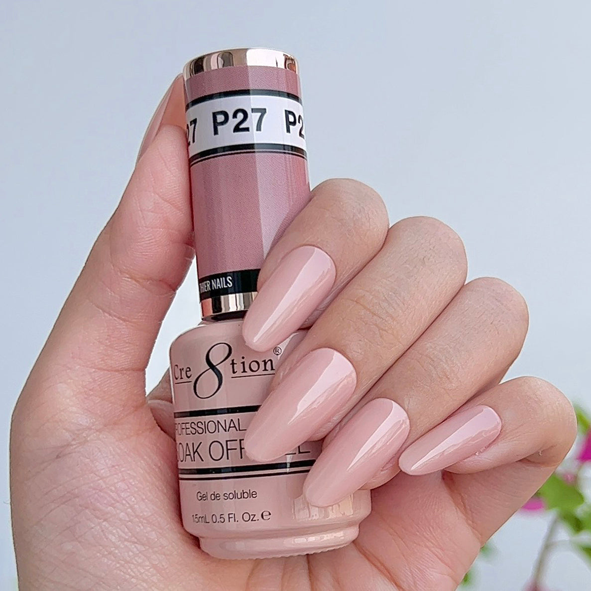 Cre8tion Gel - French Collection 0.5oz - P27 Pink