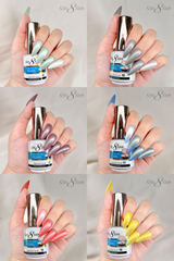 Cre8tion Pearl Gel 0.5oz - Full Set 18 colors w/ 1 Color Chart