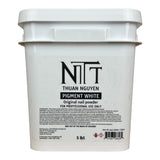 NTT Pigment White Nail Powder 5lbs [Buy 1 Free 1 Base 1 Top Rocky TPO HEMA Free]