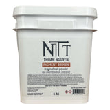 NTT Pigment Brown Nail Powder 5lbs [Buy 1 Free 1 Base 1 Top Rocky TPO HEMA Free]