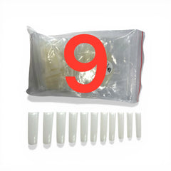 HNS NATURAL SQUARE STRAIGHT NAIL TIP