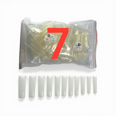 HNS NATURAL SQUARE STRAIGHT NAIL TIP