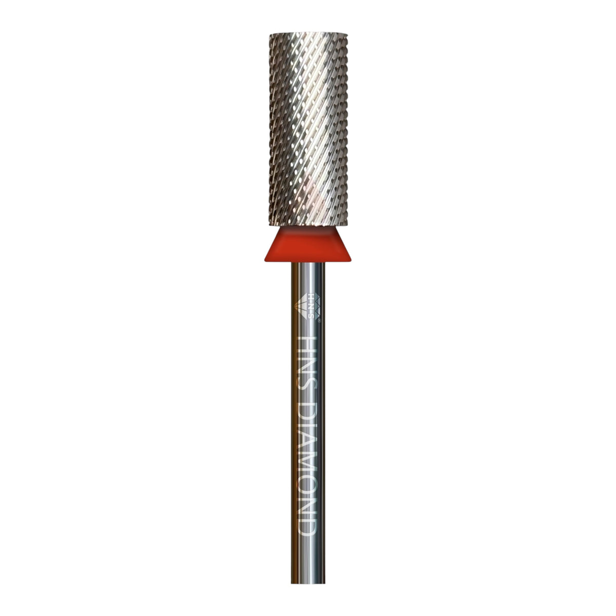 HNS DIAMOND NAIL DRILL BITS 3/32" SMALL BARREL  CROSS CUT (SILVER)
