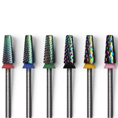 HNS DIAMOND NAIL DRILL BIT 3/32 CARBIDE TAPERED 5IN1 (MERMAID)