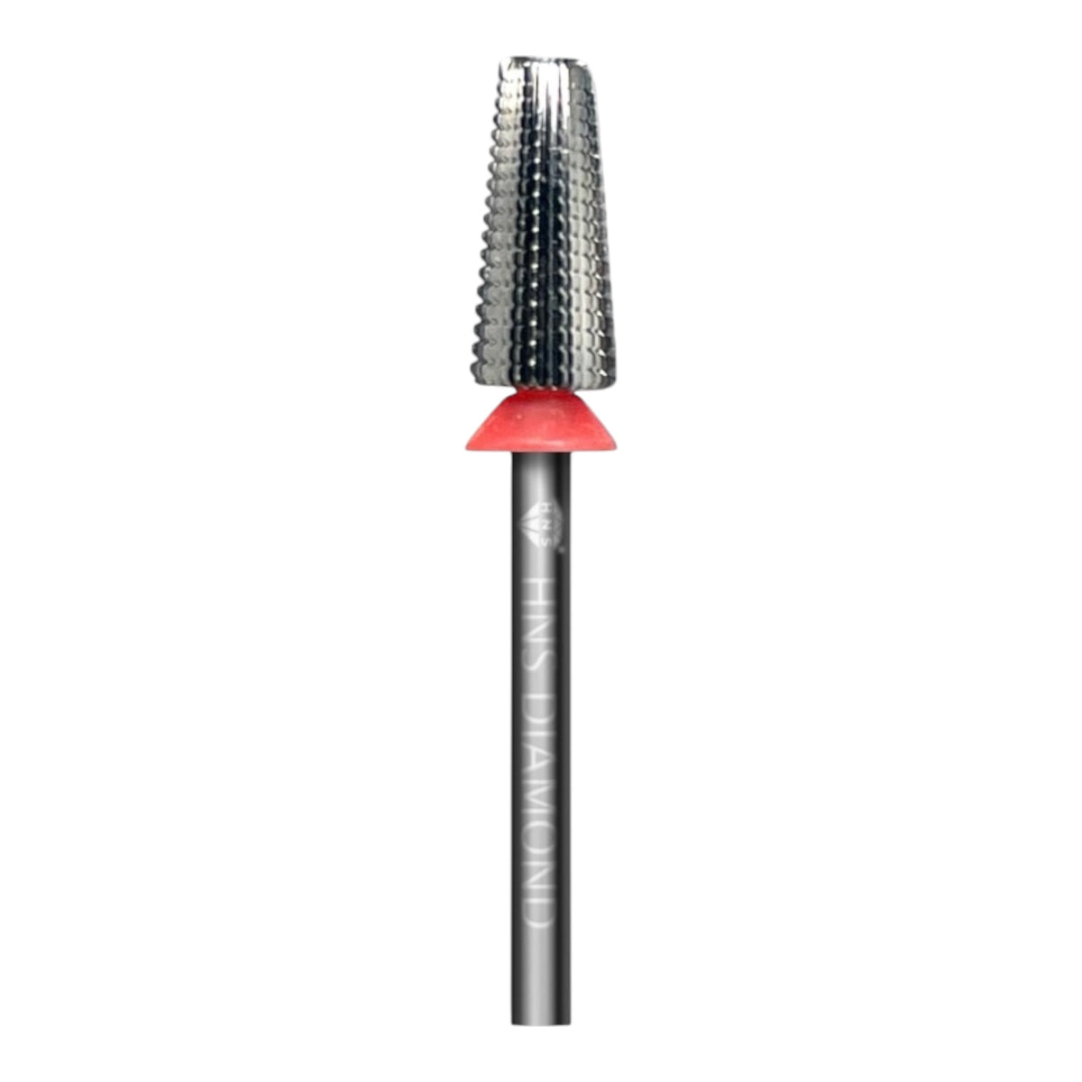 HNS DIAMOND NAIL DRILL BITS 3/32" BARREL 2 WAY STRAIGHT CUT (SILVER)