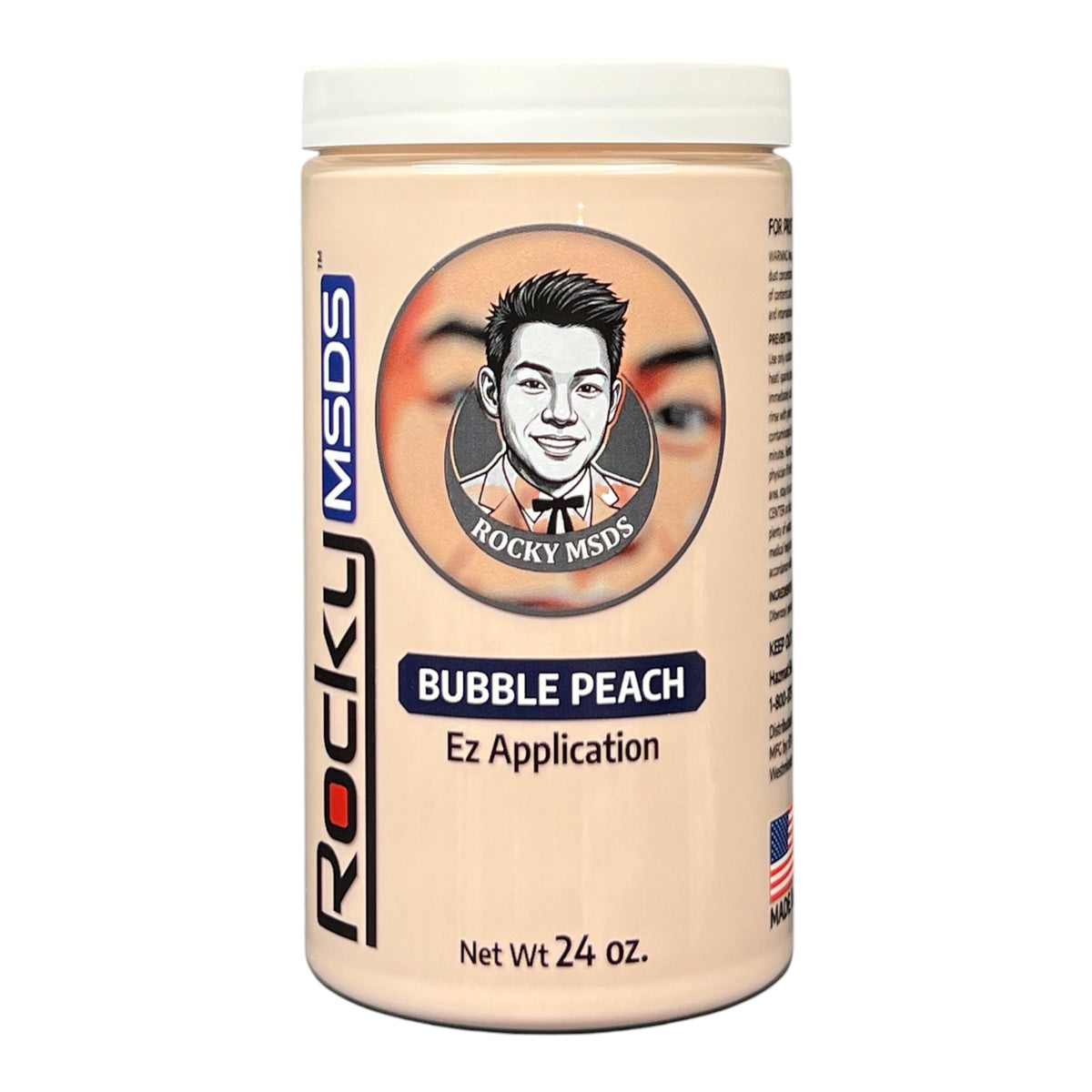 Rocky MSDS Bubble Peach Nail Powder 24oz