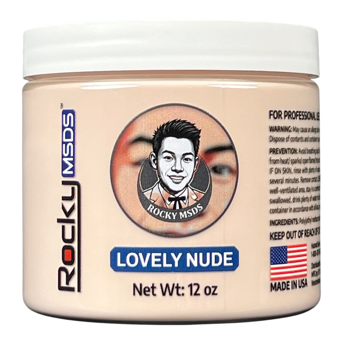 Rocky MSDS Lovely Nude Nail Powder 12 oz
