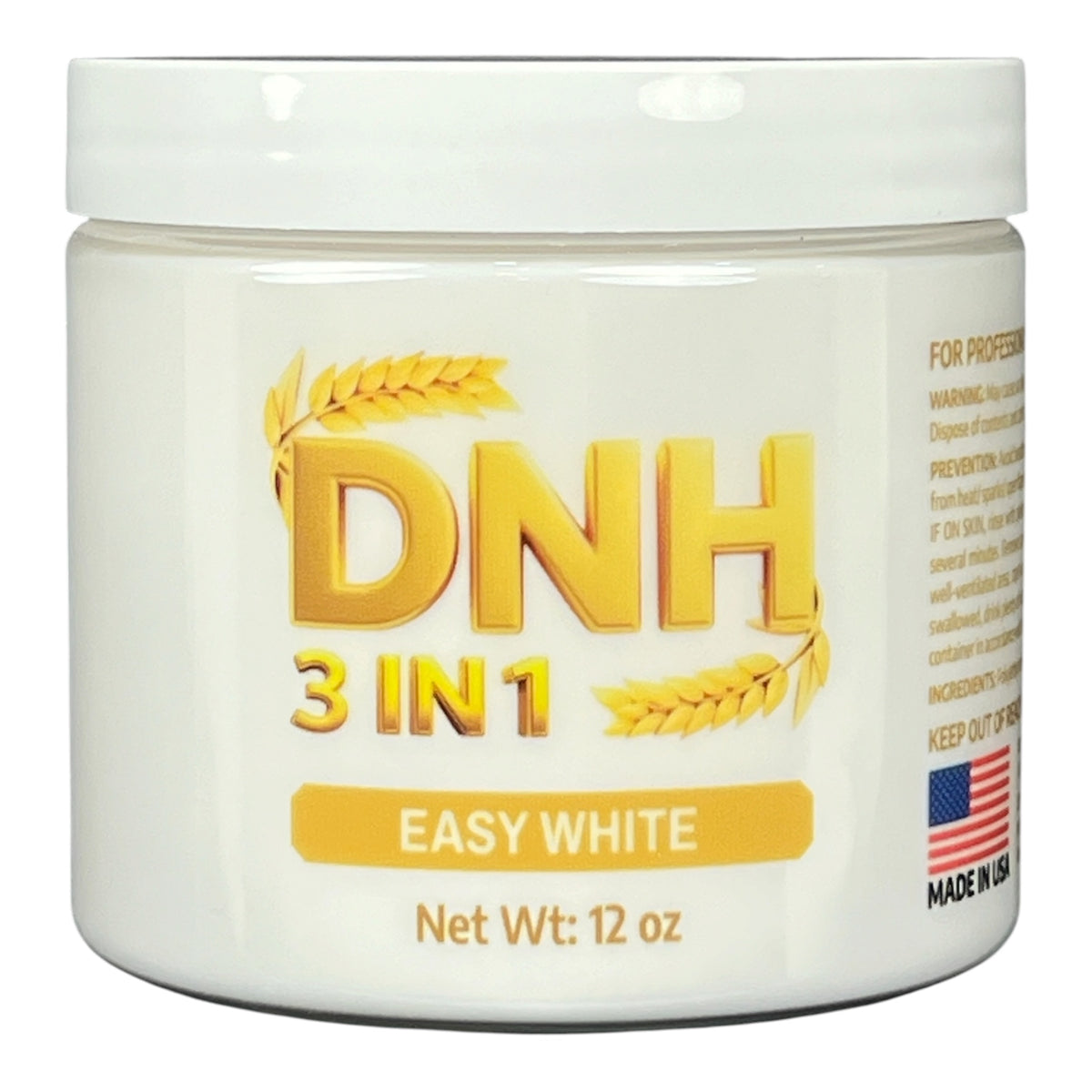 DNH EASY WHITE NAIL POWDER 12 OZ