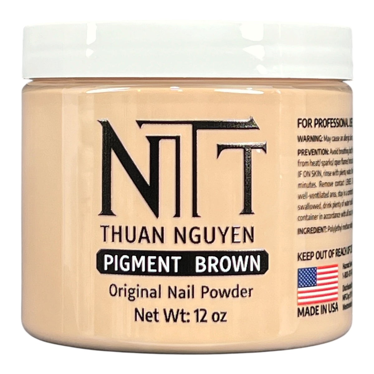NTT Pigment brown Nail Powder 12oz