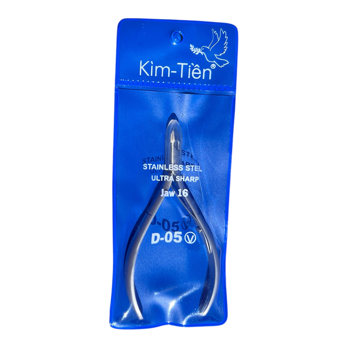 KIM TIEN NAIL NIPPERS STAINLESS STEEL CUTICLE ( D 05  )
