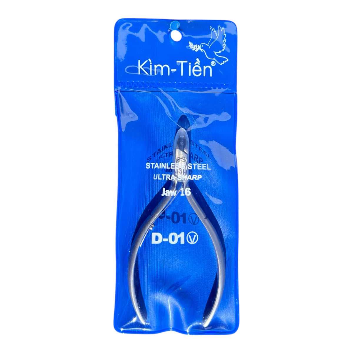 KIM TIEN NAIL NIPPERS STAINLESS STEEL CUTICLE ( D 01  )
