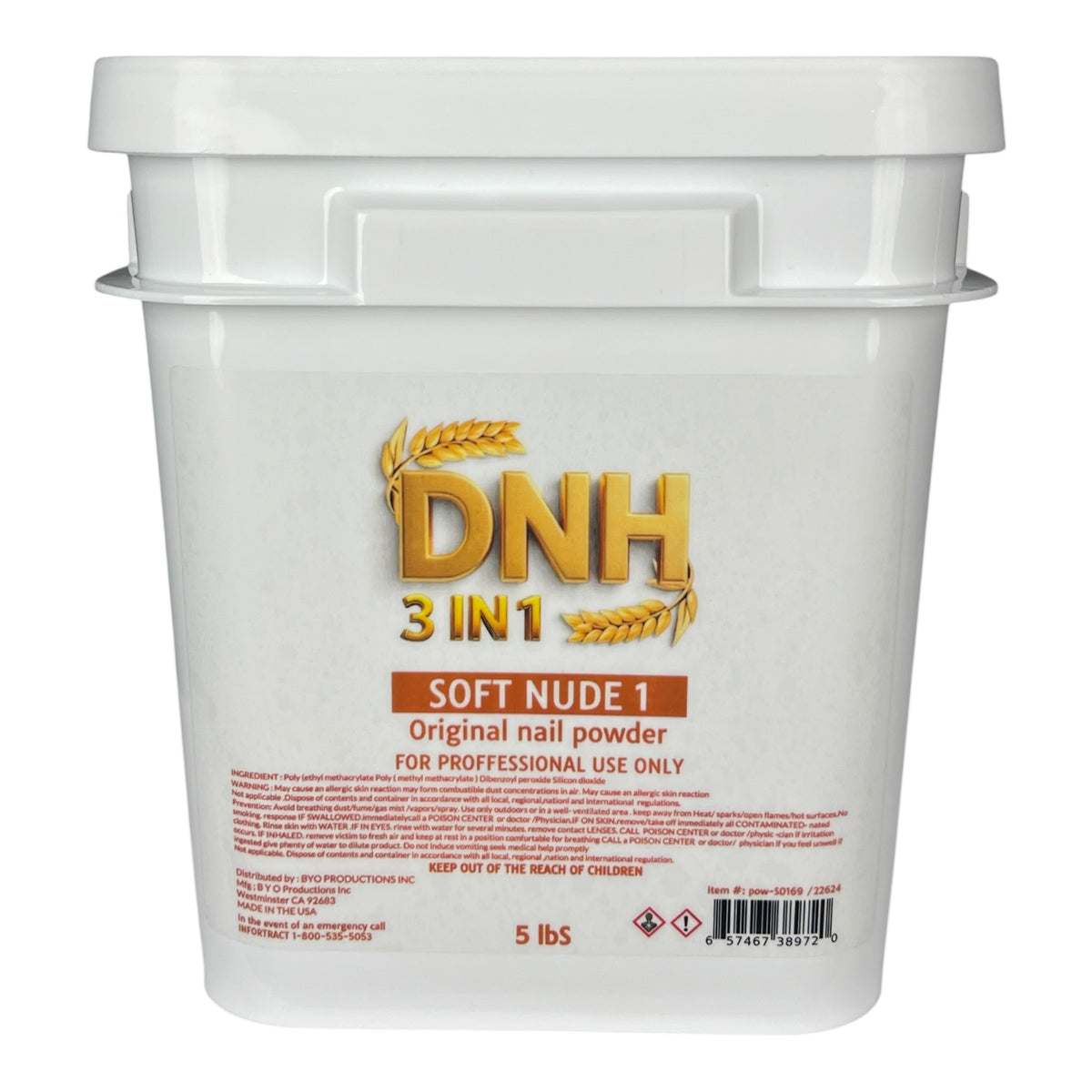 DNH SOFT NUDE 1 NAIL POWDER 5 LBS