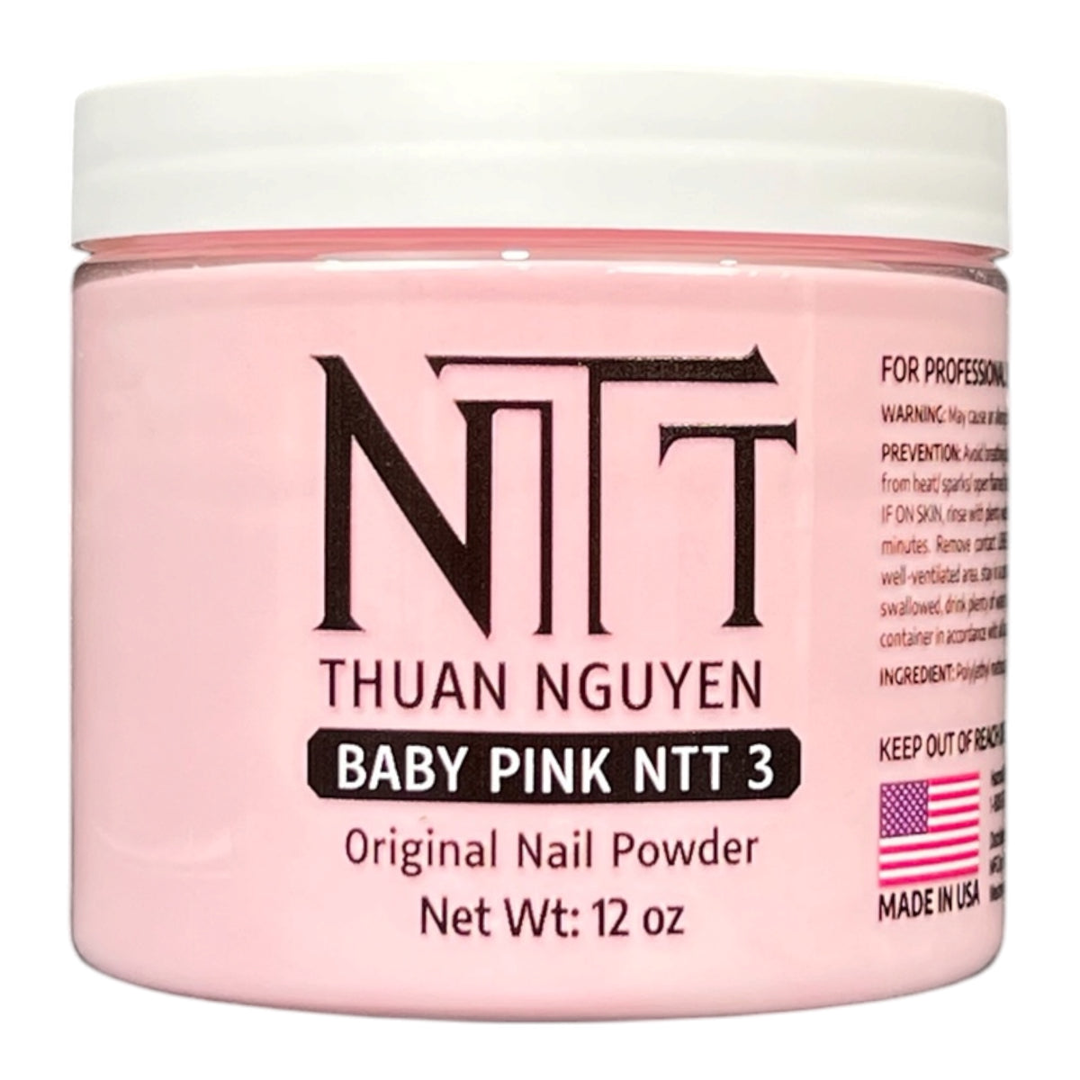 NTT BABY Pink 3 Nail Powder 12 oz