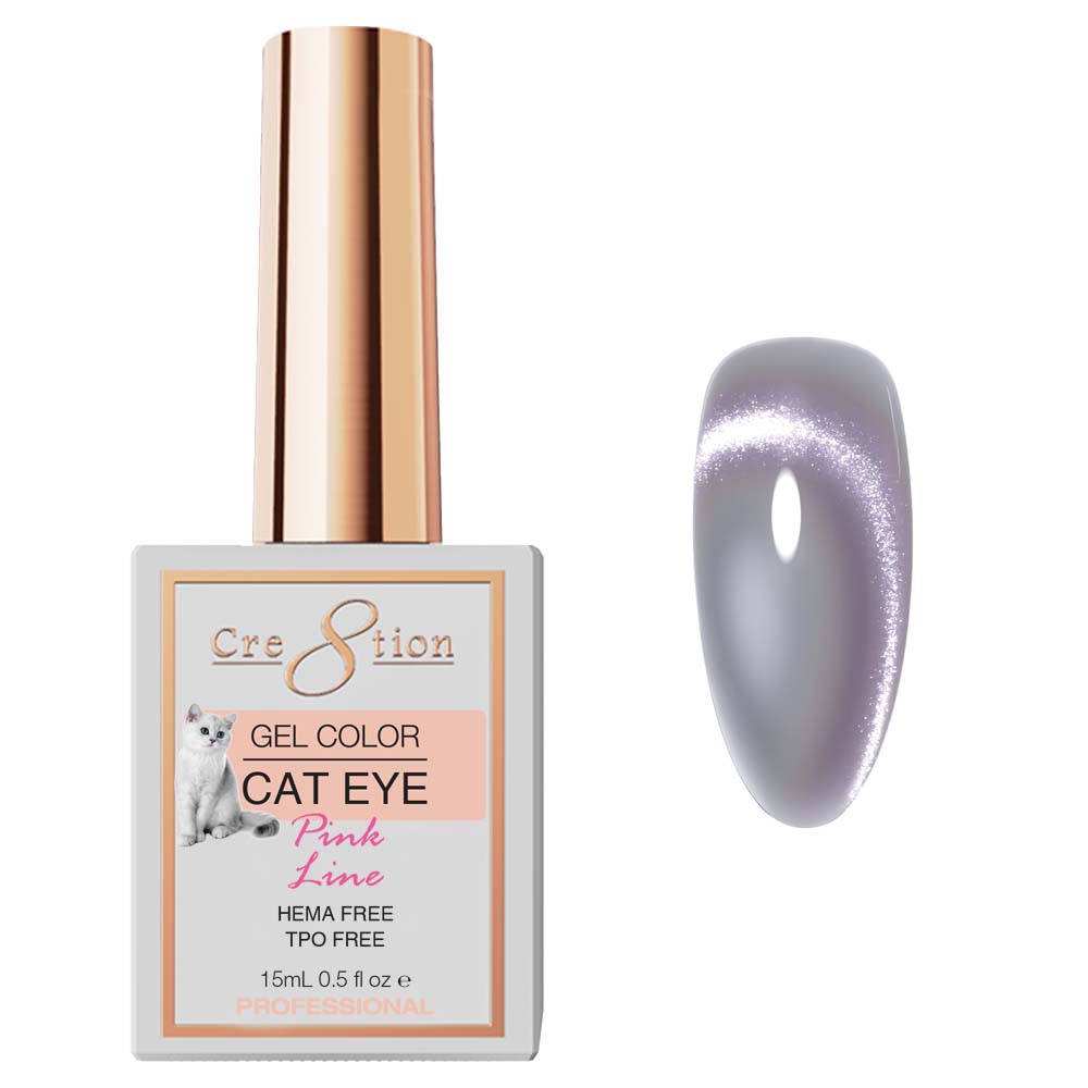 Cre8tion Line Cat Eye Bundle 4pcs (Pink, Gold, Champagne & Silver)
