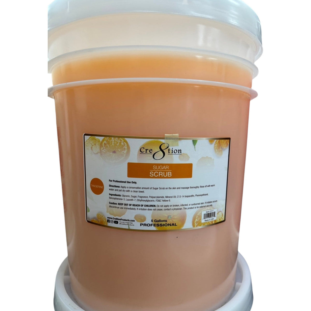Cre8tion Honey Sugar Scrub - Bucket 5gl