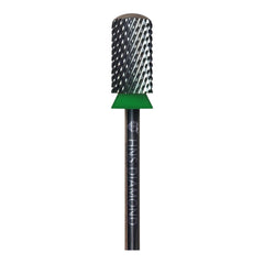 HNS DIAMOND NAIL DRILL BITS 3/32"SAFETY SMOOTH ROUND TOP CARBIDE (SILVER)