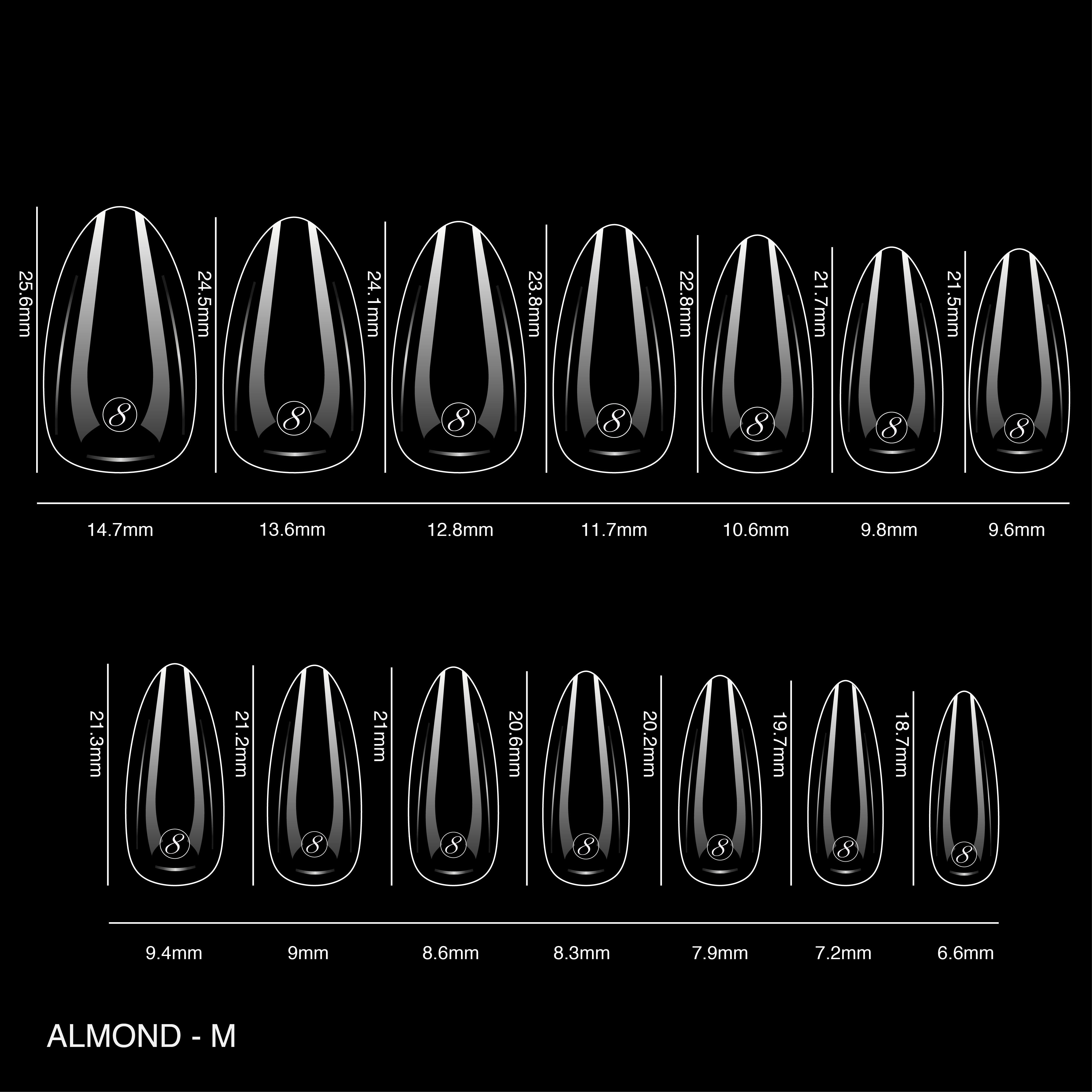 Cre8tion Soft Gel Tips - ALMOND