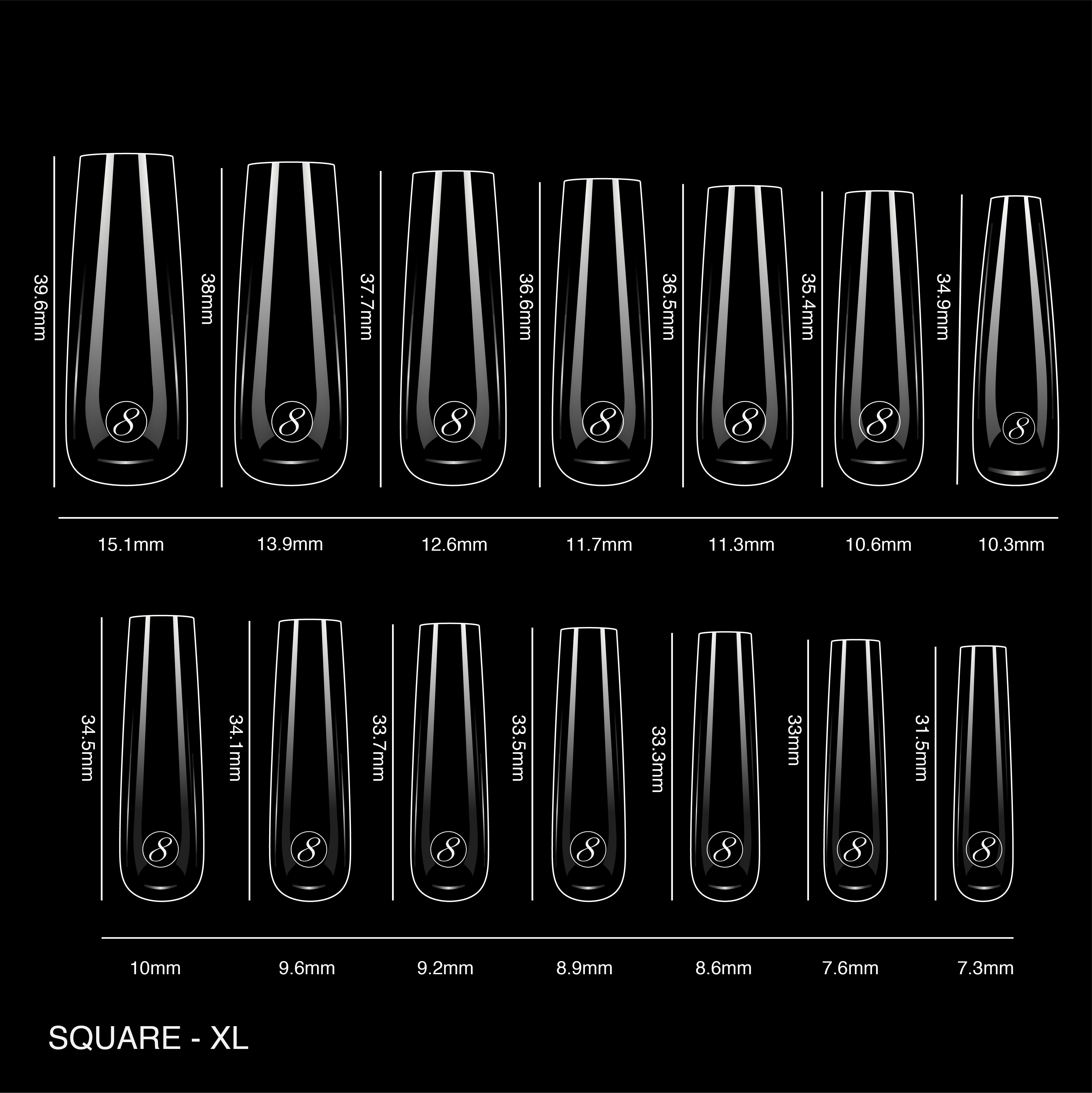 Cre8tion Soft Gel Tips - SQUARE