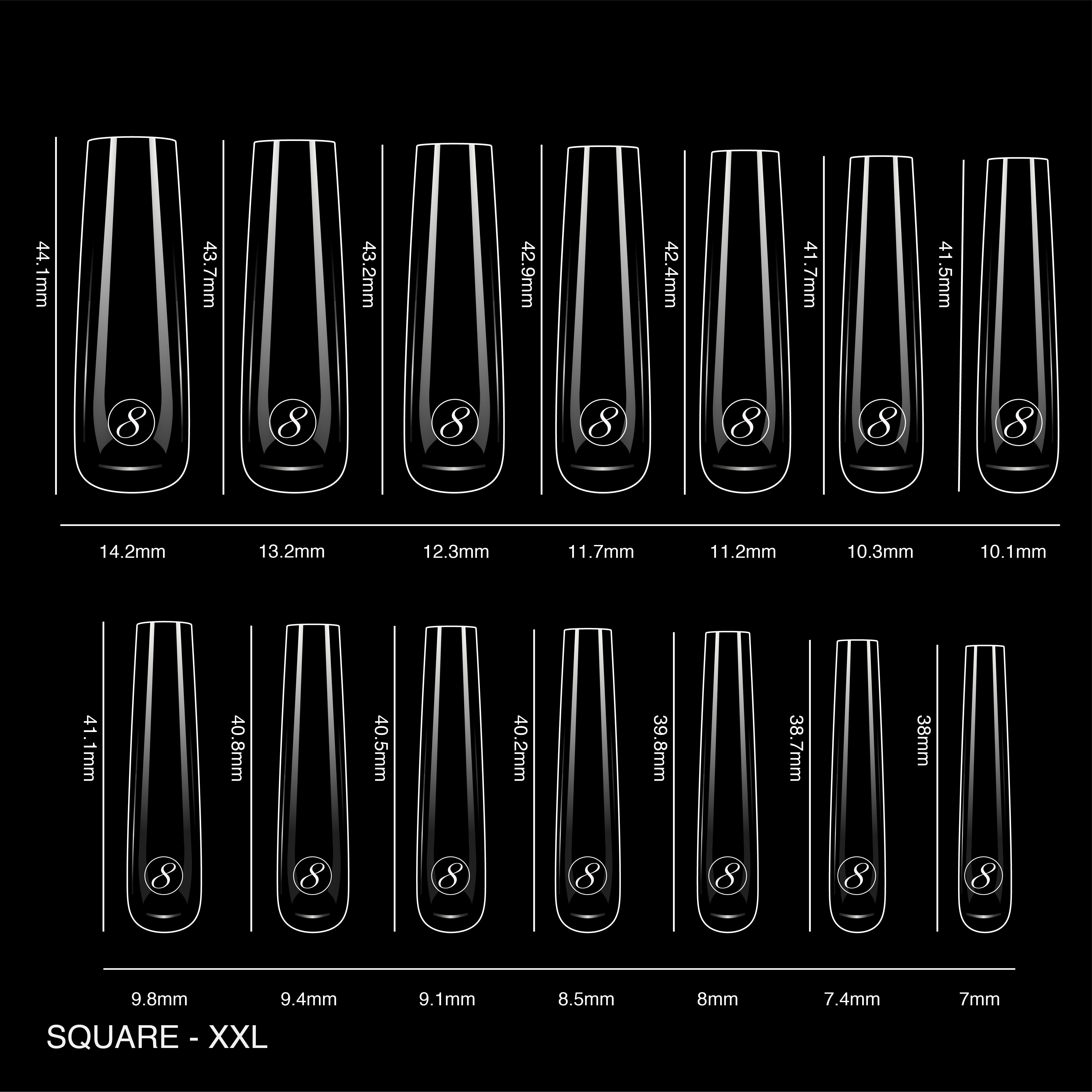 Cre8tion Soft Gel Tips - SQUARE