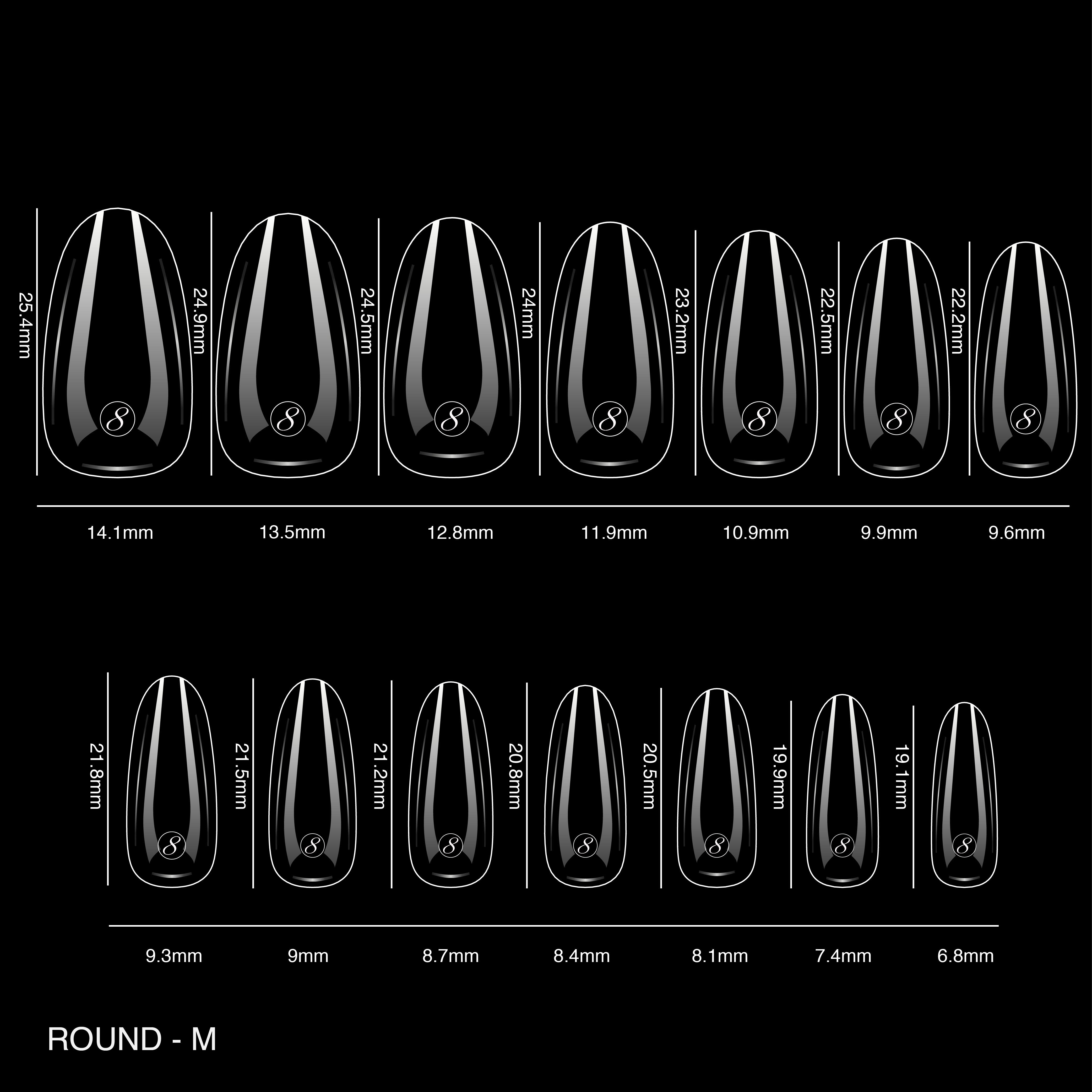 Cre8tion Soft Gel Tips - ROUND