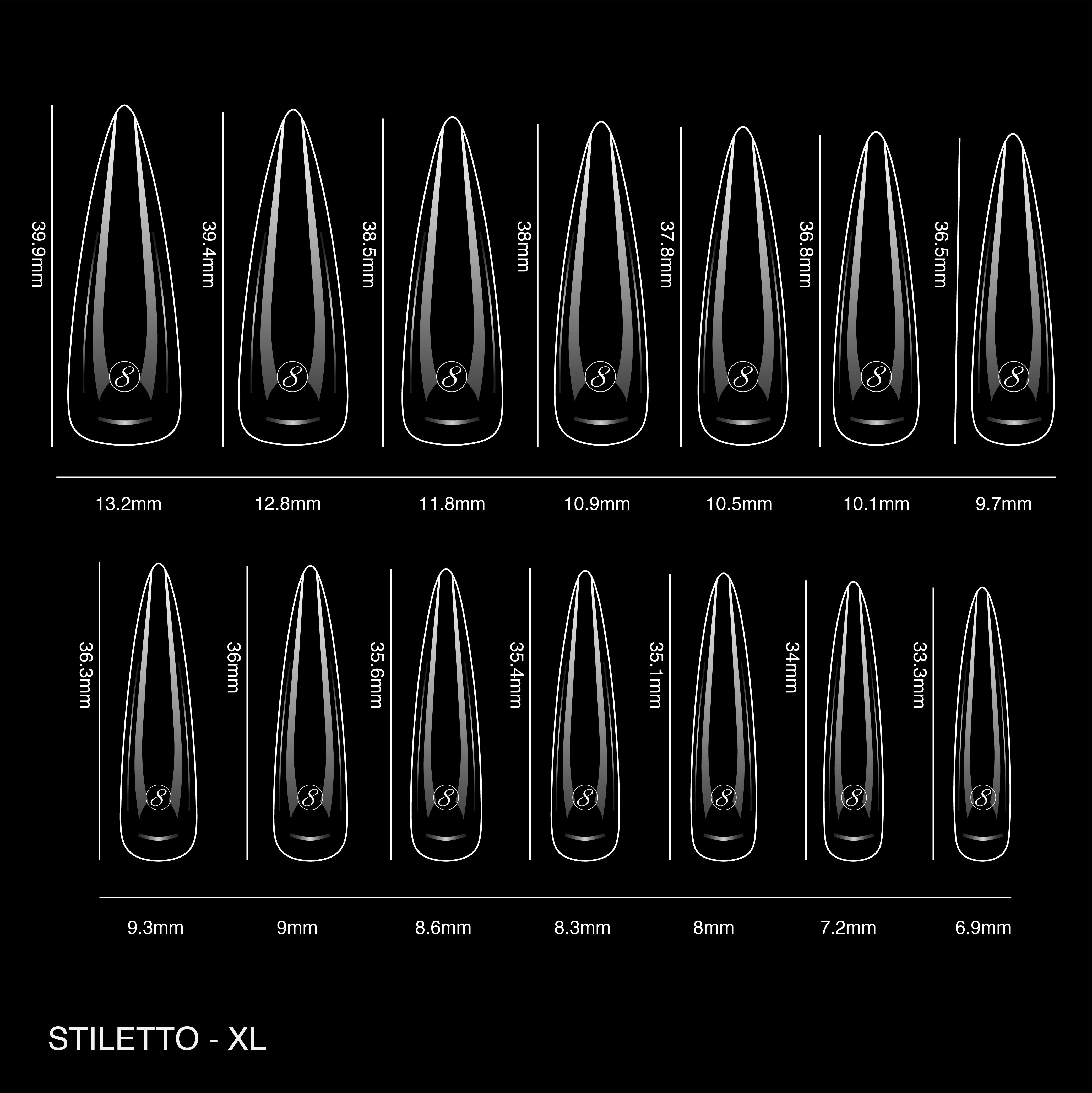 Cre8tion Soft Gel Tip - STILETTO