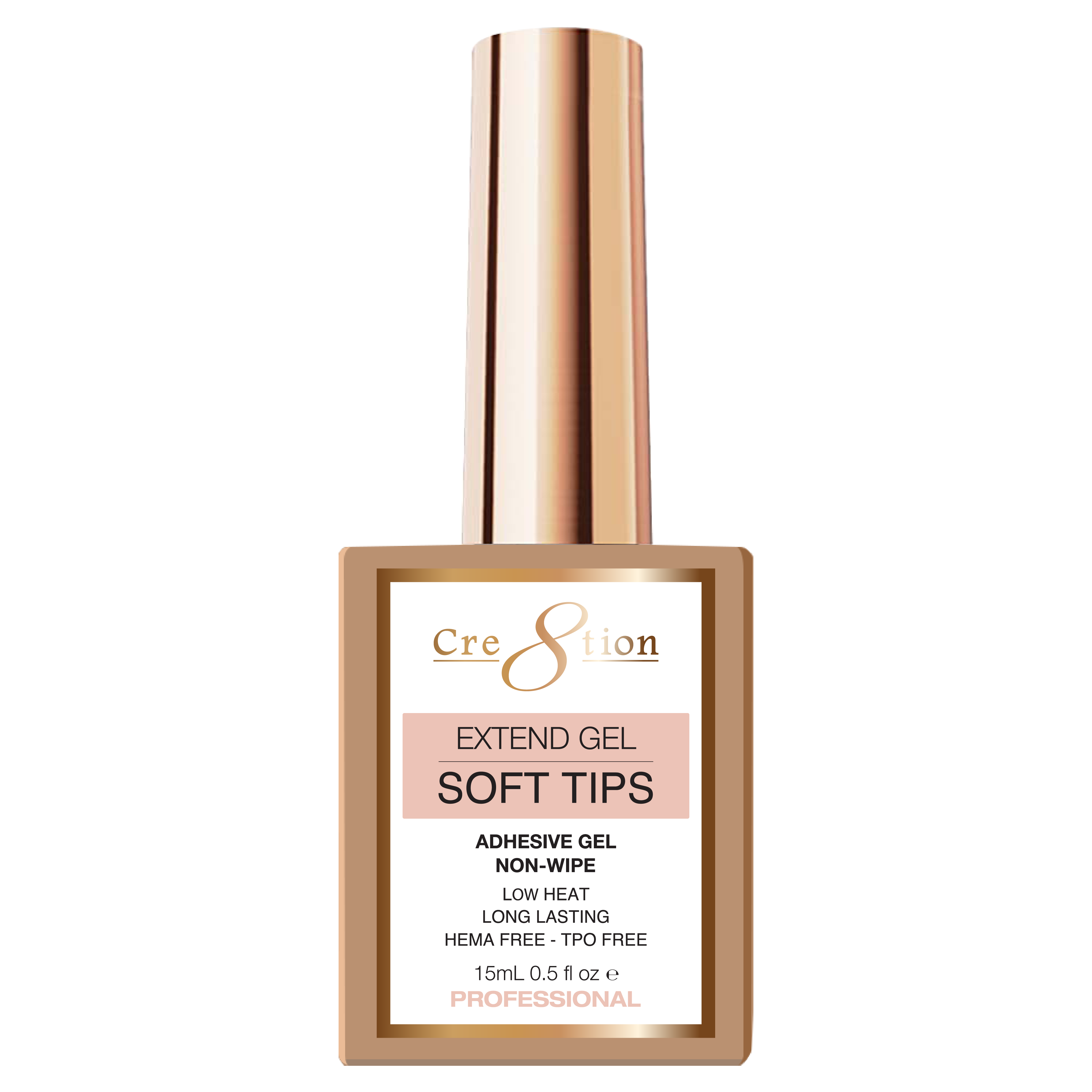 Cre8tion Soft Tips Non-Wipe Gel 0.5oz